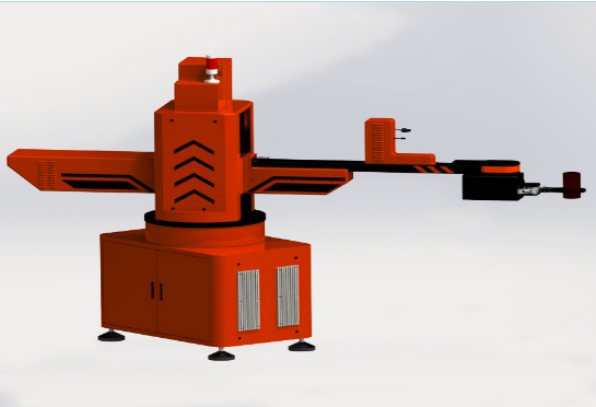 5 axis swing arm forging robot